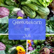 Regionales Gemüse im Juli